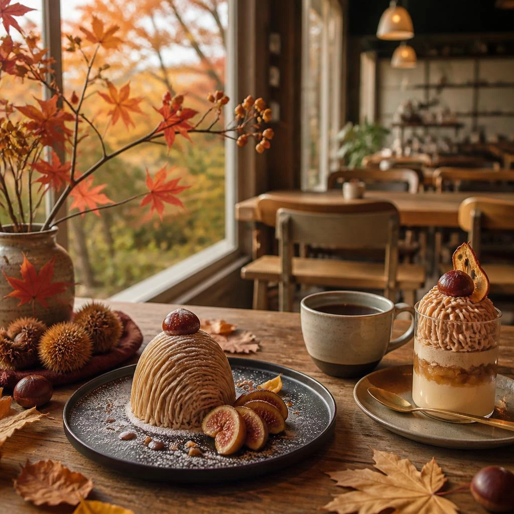 秋の味覚を、おしゃれなカフェで楽しもう！